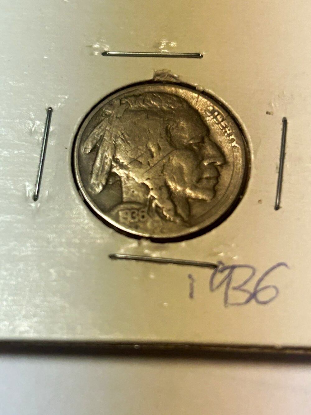 1936 P Buffalo Nickel Lot 3 Coins Full Dates Philadelphia Indian Head 5C